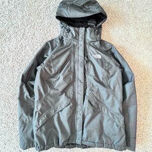 The North Face NF0A2VEA Gray Hooded Insulated Jacket Men’s Size M
